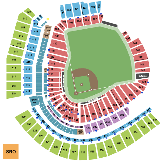 Cincy Reds Seating Chart
