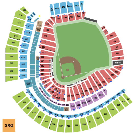 Cincinnati Reds Seating Chart